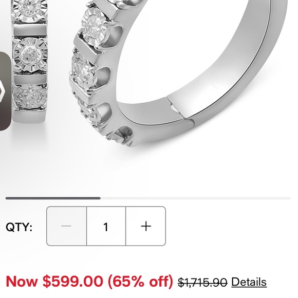 Diamond Hoop Earrings (1/4 ct. t.w.) in Sterling Silver - Picture 10 of 10